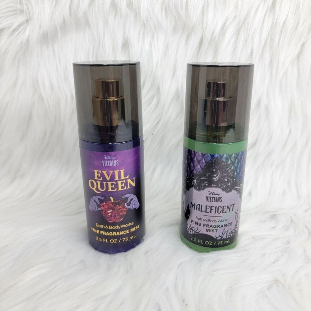 Bath & Body Works Evil Queen & Maleficent Fragrance Mist Set Limited Edition NEW